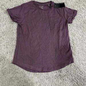 Little Bipsy Huckleberry Bamboo Pocket Tee